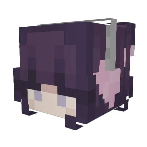 soullypop Minecraft avatar head, 3D render