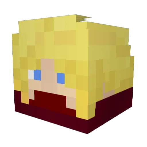 soulmang55 Minecraft avatar head, 3D render