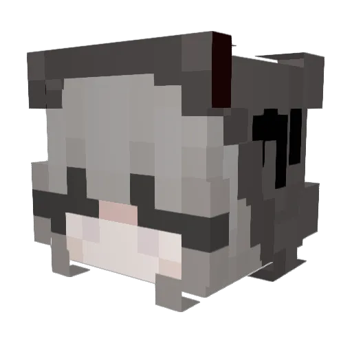 soulpixx Minecraft avatar head, 3D render