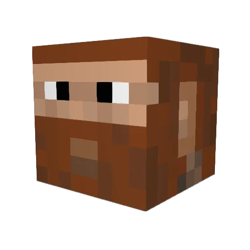 soulsam Minecraft avatar head, 3D render