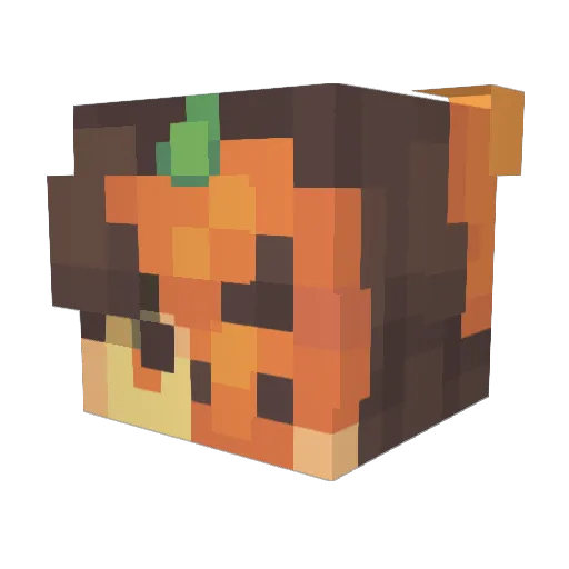 soulscapes Minecraft avatar head, 3D render
