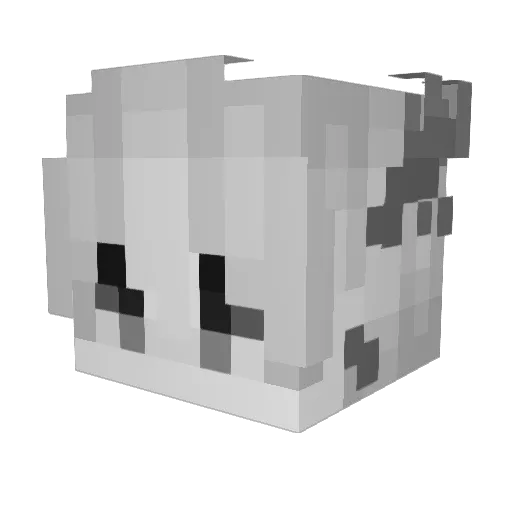 soulsfree Minecraft avatar head, 3D render