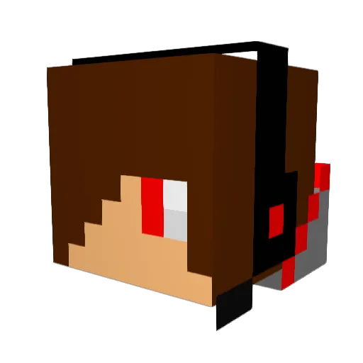 soultaker182 Minecraft avatar head, 3D render