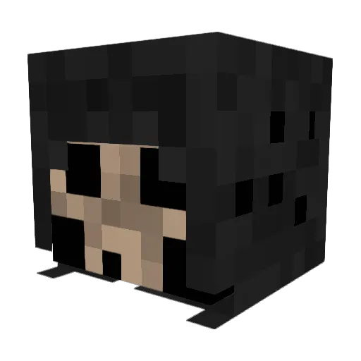 soultaker365 Minecraft avatar head, 3D render