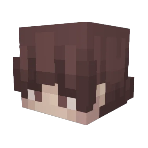 soulvyria Minecraft avatar head, 3D render