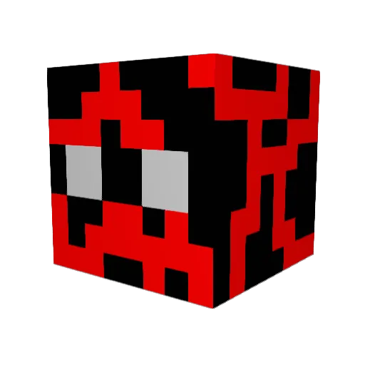 sound_wave12 Minecraft avatar head, 3D render