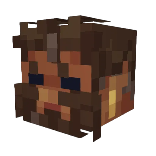sounderdrake3 Minecraft avatar head, 3D render