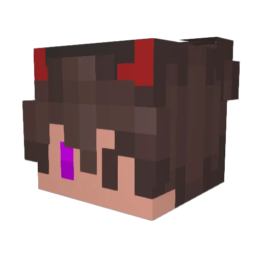 soundgamex Minecraft avatar head, 3D render