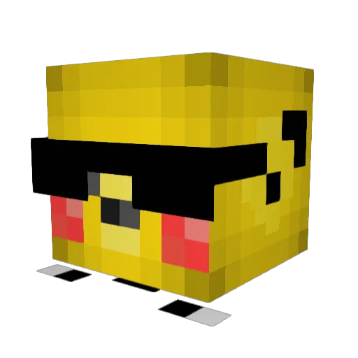 soundsboy Minecraft avatar head, 3D render