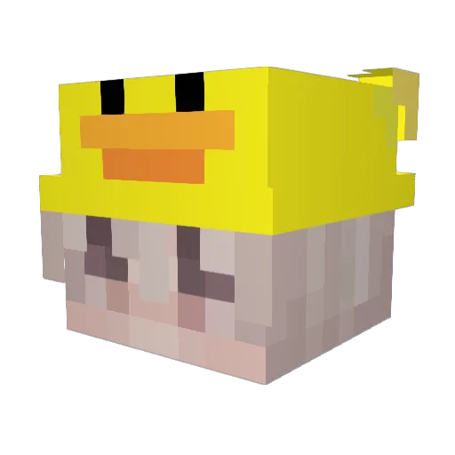 soupiyo Minecraft avatar head, 3D render