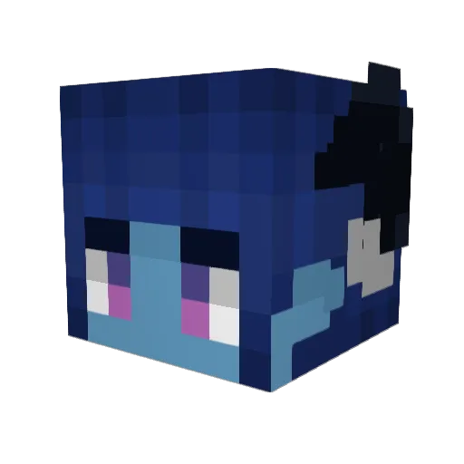 soupy_skeleton Minecraft avatar head, 3D render