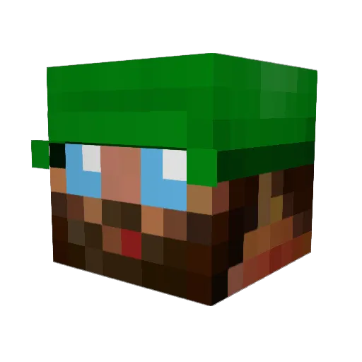 soupygmac Minecraft avatar head, 3D render