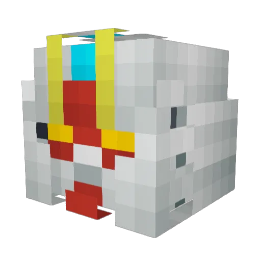 sour_balls Minecraft avatar head, 3D render