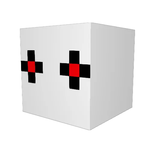 sourceswami Minecraft avatar head, 3D render