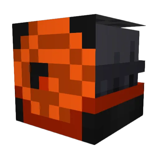 sourcream99 Minecraft avatar head, 3D render
