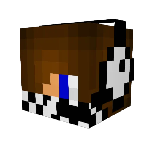 sourdesal Minecraft avatar head, 3D render