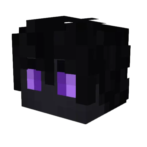 sourghost Minecraft avatar head, 3D render