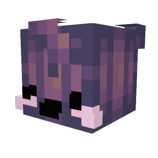 souris0815 Minecraft avatar head, 3D render