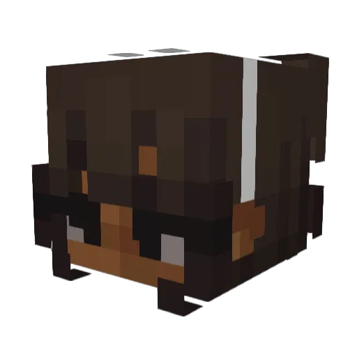 sourmilku Minecraft avatar head, 3D render