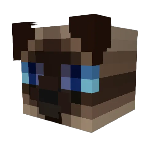 sourskittss Minecraft avatar head, 3D render