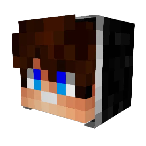 sourslays Minecraft avatar head, 3D render