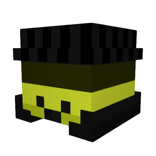 sousirenn Minecraft avatar head, 3D render