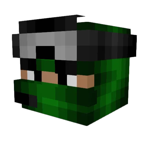 souta0613 Minecraft avatar head, 3D render