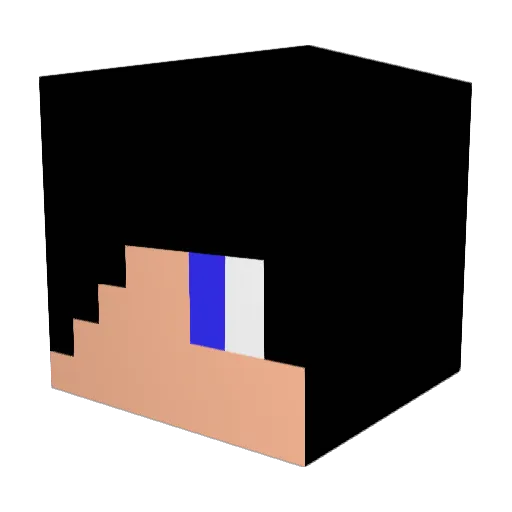 soutaCH Minecraft avatar head, 3D render