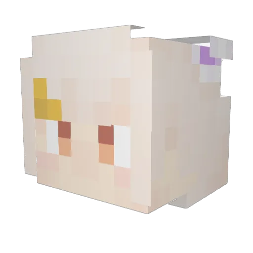 soutsuki_liaVT Minecraft avatar head, 3D render