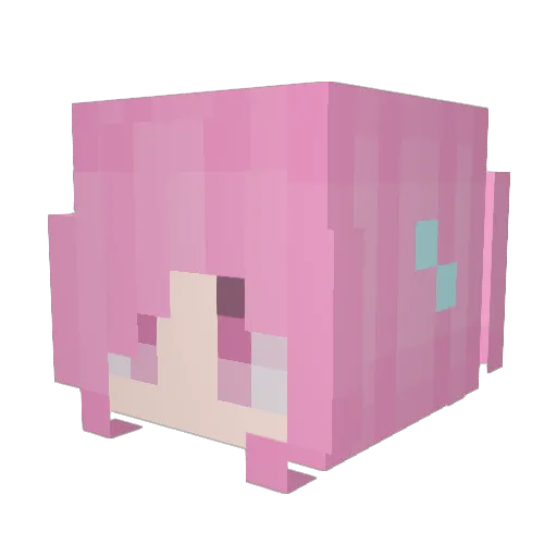 sov Minecraft avatar head, 3D render