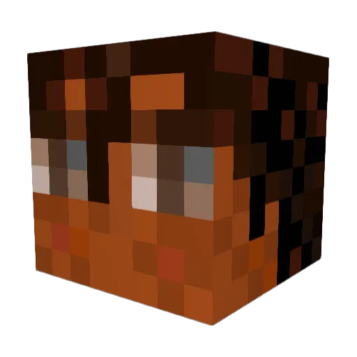 sovasboyfriend Minecraft avatar head, 3D render