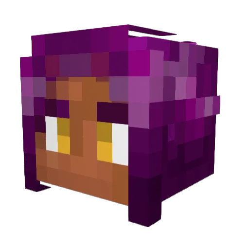 soviet18 Minecraft avatar head, 3D render