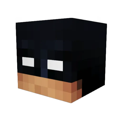 sovietbean Minecraft avatar head, 3D render