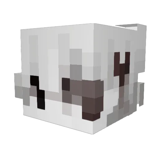 sovietics Minecraft avatar head, 3D render