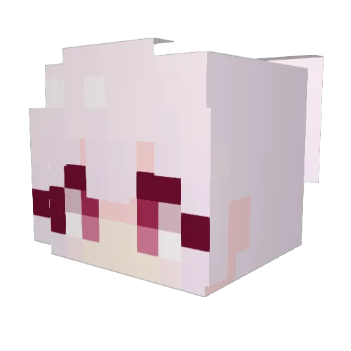 sovieton Minecraft avatar head, 3D render