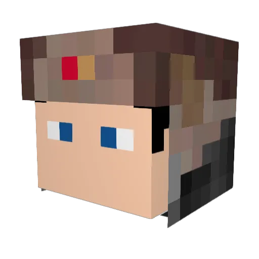soviettspyy Minecraft avatar head, 3D render
