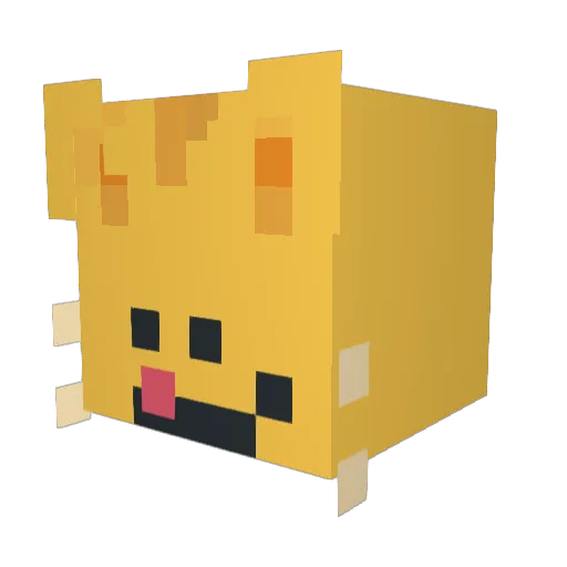 sovis Minecraft avatar head, 3D render