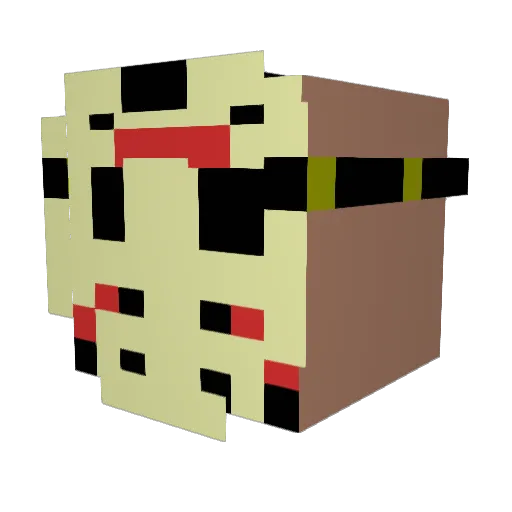 sow33333 Minecraft avatar head, 3D render