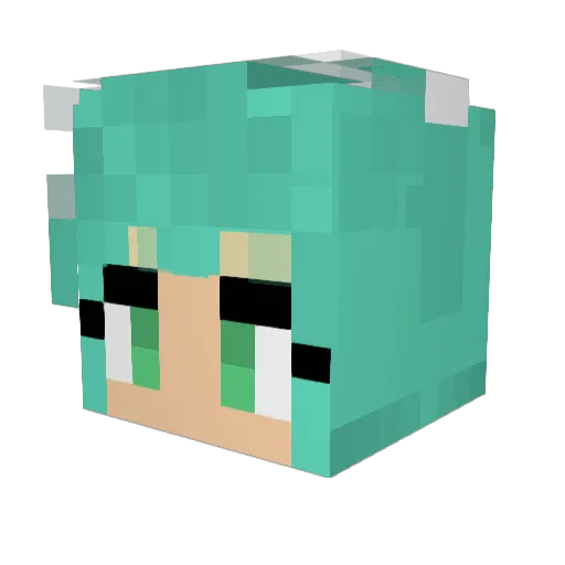 sowa0105 Minecraft avatar head, 3D render