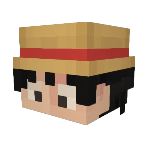 sowac_ Minecraft avatar head, 3D render
