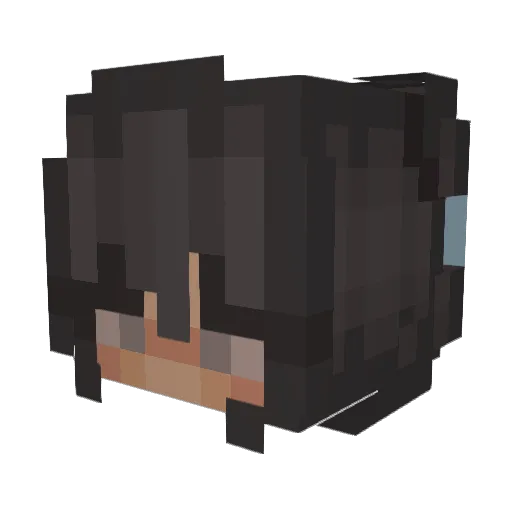 sowiiie Minecraft avatar head, 3D render