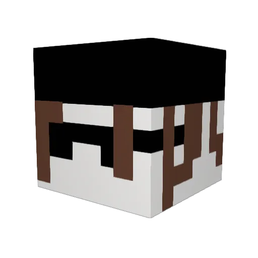 soxfire Minecraft avatar head, 3D render