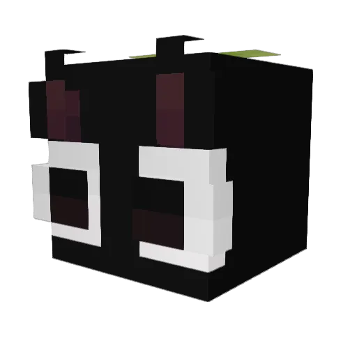 soybass Minecraft avatar head, 3D render
