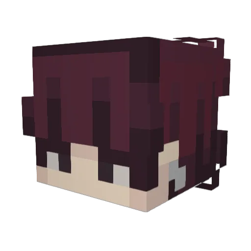 soydanteejajaj Minecraft avatar head, 3D render
