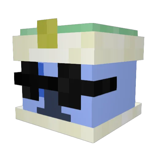 soyelaua Minecraft avatar head, 3D render