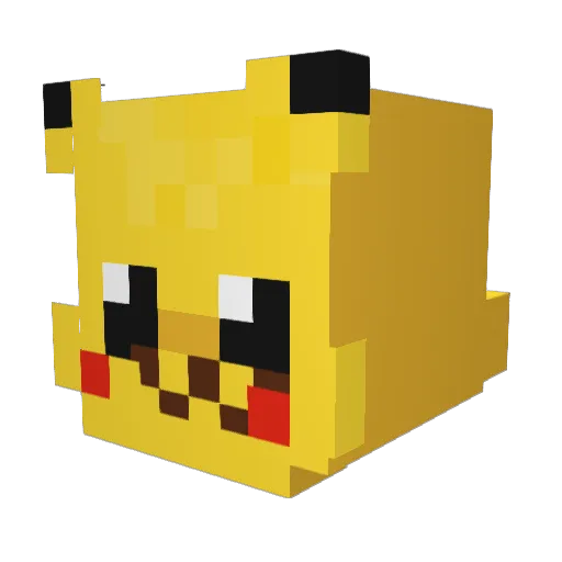 soyeoniii Minecraft avatar head, 3D render