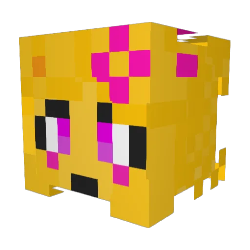 soykrice Minecraft avatar head, 3D render