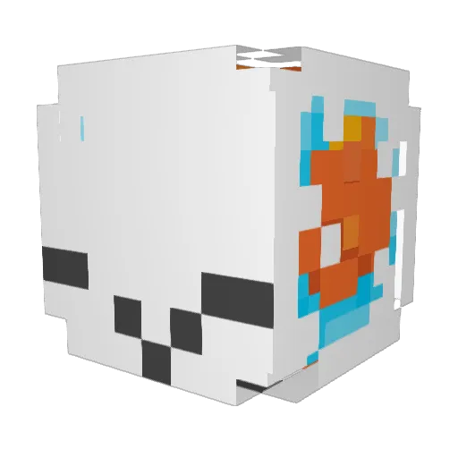 soyo0desu Minecraft avatar head, 3D render