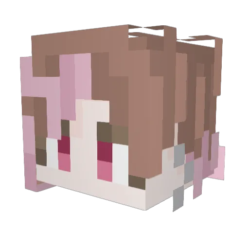 soyo_game Minecraft avatar head, 3D render