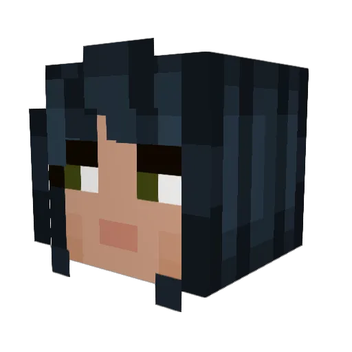 soyohsoy Minecraft avatar head, 3D render